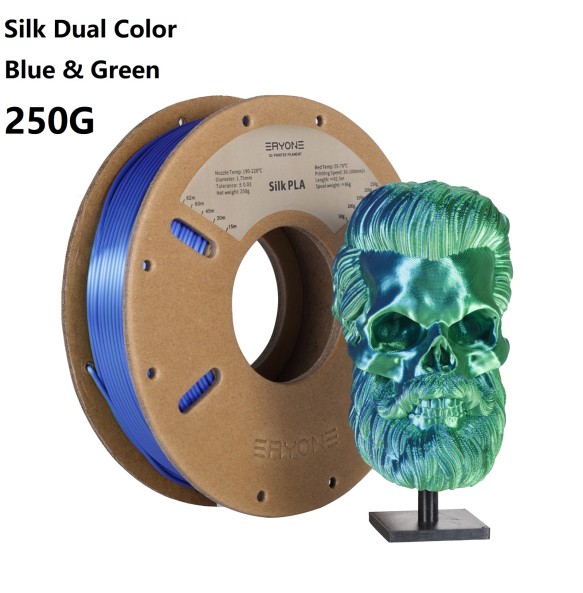 ERYONE 250G Silk Dual-Color PLA Filament 1.75mm ± 0.03 For FDM 3D Printing New Arrival Fast Shipping