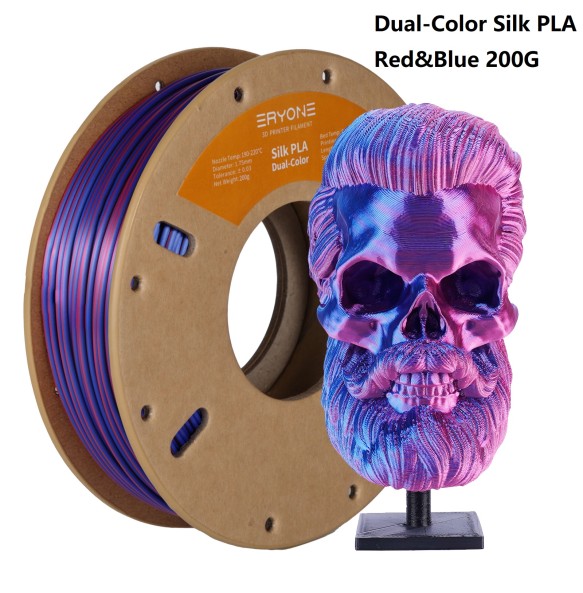 ERYONE 200g Dual/Tri Colors Silk PLA Filament For FDM 3D Printer 1.75mm ±0.03 High Quality New arrival Impresora 3D Printting