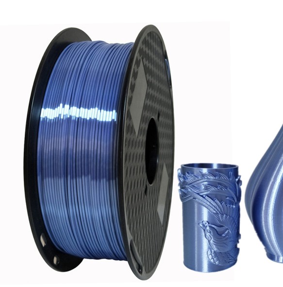 1.75mm Silk PLA Filament 3D Printer Shiny Materal 500G/250G Black Wihte Red Blue Sublimation Solid Silk-like 3D Printer Filament