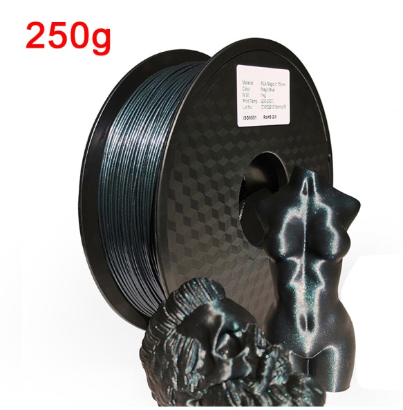 PLA Glitter 3D Printer Filament Metal-Like Sublimation Products Magic Shiny Material 1.75mm for 3D Printing DIY Supplies