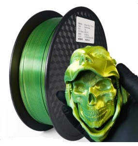 200G Filament Dual Color PLA 1kg 3D Pinter PLA Silk Filament 1.75mm 3D Printing Material Two Color Filamento PLA Sublimation