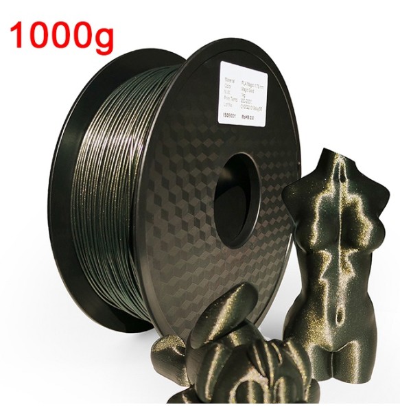 3D Printer Filament Glitter PLA 1KG 500G 250G Sublimation Filament Magic Shiny Plastic Material 1.75mm 3D Rainbow Filamento