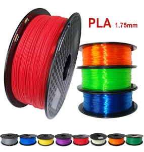 3D Printer Filament PLA 1.75mm 500g Printing Materals Plastic Black Red Sublimation Translucent Transparent Yellow Blue Purple