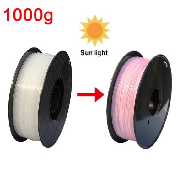 3D Printer PLA Filament Color Change With Sunlight 3D Filament PLA 250G/500G/1KG 3D Printing Material Sublimation Plastic Blue