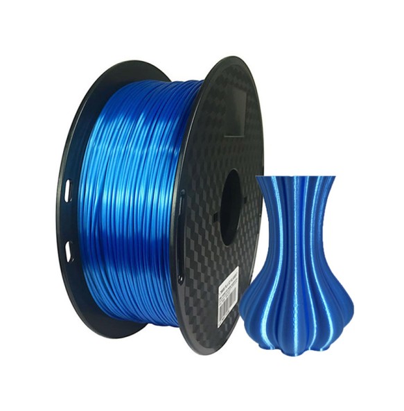 Sapphire Blue Silk PLA 1.75mm 3D Printer Filament Luxury Silky Luster 250g/500g/1kg Shiny 3D Pen Printing Materials Consumables