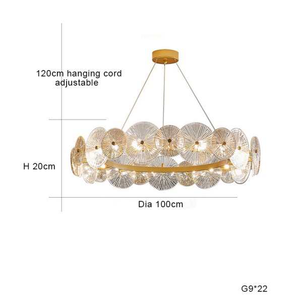 Modern 2024 Luxury Lustres Led Ceiling Pendant Lights Home Decor Suspension Luminaire Decoration Chandelier for Living Room