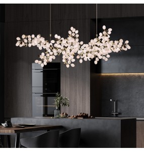 White Luxury Large Glass Pendant Lights Led Home Decor Postmodern Chandelier Creative Lamps Lustres for Villa Foyer Lobby