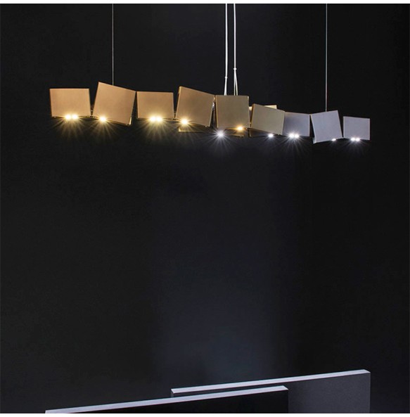 Modern Suspension Upscale Boxes Light LED Lustre Gold Black Pendant Light 2024 Art Design Luxury Home Decor Home Appliance