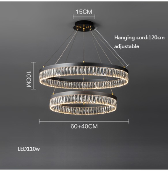 Nordic Creative Crystal Ceiling Chandelier Led Cristal Lampara De Techo Living Room Decoration Lustres 2024 Luxury Lamps