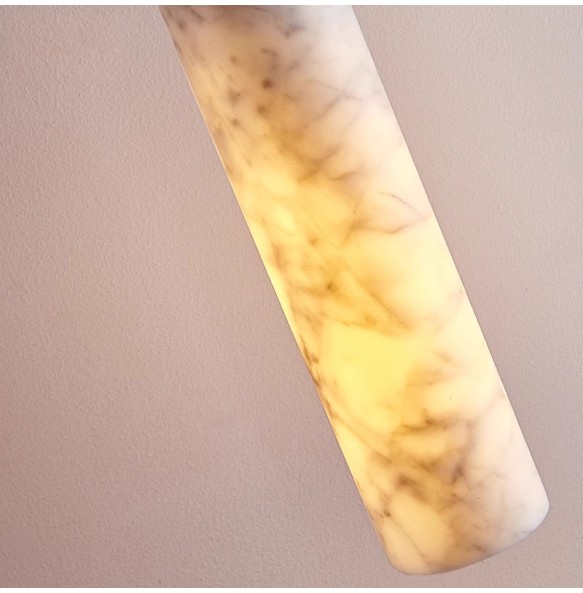 Modern Marble Hanging Lamp Led Luxury Chandelier Marble Kitchen Island Home Decor Lustres Dining Room Pendant Light