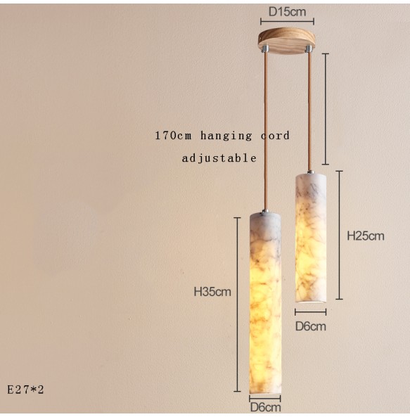 Modern Marble Hanging Lamp Led Luxury Chandelier Marble Kitchen Island Home Decor Lustres Dining Room Pendant Light