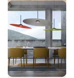 Nordic Italian Minimalist Blue Pendant Lights above Dining Table Modern Led Home Decoration Hanging Lamps for Office Restaurant