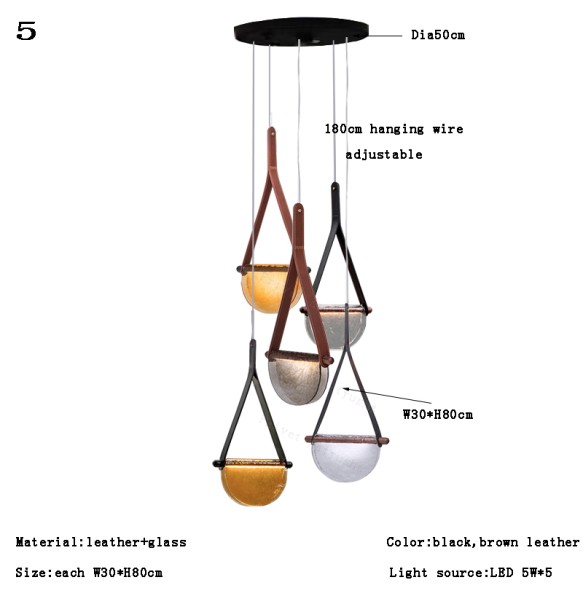 Modern 2024 Ceiling Chandelier Dining Room Lighting Led Clear Glass Pendant Light Lustre Home Decoration Chandelier Staircase