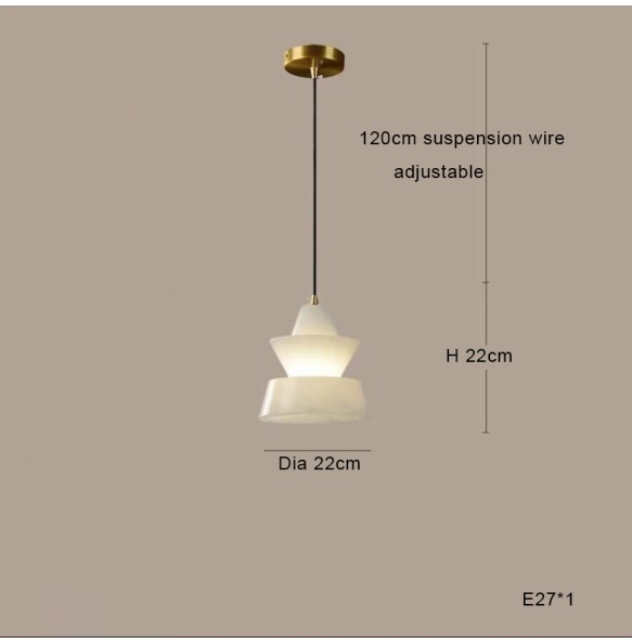 Small Spanish Natural Marble Pendant Light Modern Minimalist Led 2024 Marble Hanglamp Decor Restaurant Dining Room Light Fixture