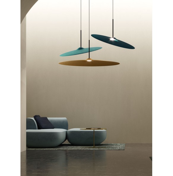 Nordic Italian Minimalist Blue Pendant Lights above Dining Table Modern Led Home Decoration Hanging Lamps for Office Restaurant