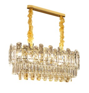 Crystal Light Fixture Lustre Chandelier Modern Luxury Hanging Lamp Home Appliance LED For Home Decor