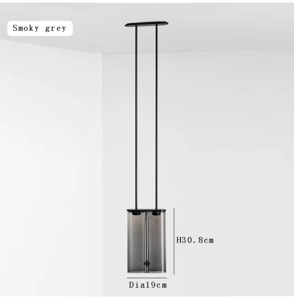 Modern Italian Design Glass Pendant Light Creative Led Small Glass Hanging Lamp for Ceiling Kitchen Island Bedside Decoration