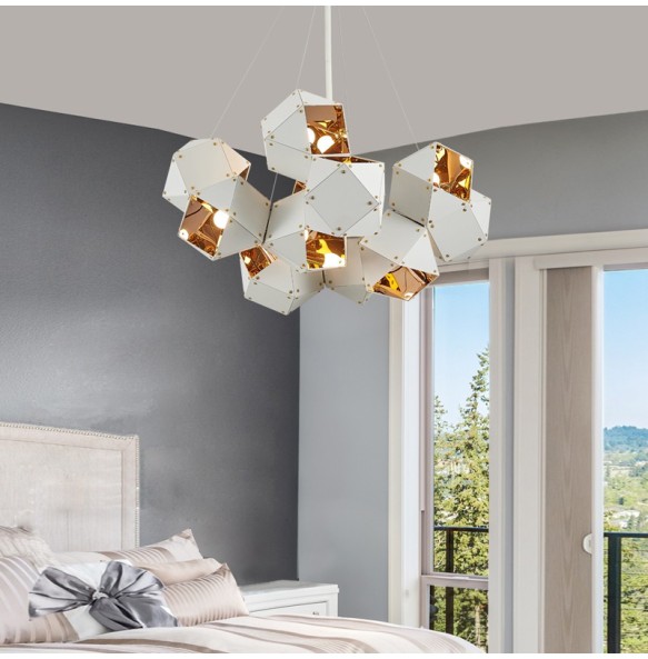 LED Pendant Light Hanging Lamps New To The Season Lamparas De Techo Cube Light Art Deco All-match Style