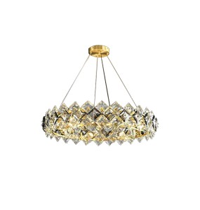 Luxury Cristal Salon Lustres Crystal Led Pendant Lights Home Decor Lamps Decoration Maison Chandelier lampara for Foyer Villa