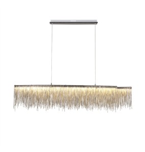 2024 Tassel Lustre Modern Suspension LED Hanging Lamp Light Fixture Chandelier Luxury Home Decor Chain Light