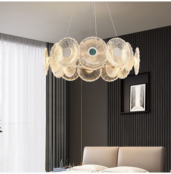 Modern 2024 Luxury Lustres Led Ceiling Pendant Lights Home Decor Suspension Luminaire Decoration Chandelier for Living Room