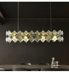 Luxury Cristal Salon Lustres Crystal Led Pendant Lights Home Decor Lamps Decoration Maison Chandelier lampara for Foyer Villa