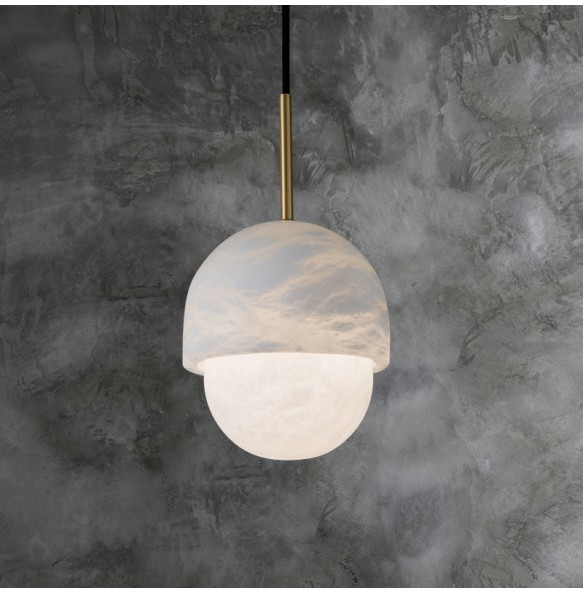 Pendant Light with Marble Modern Led Luxury Restaurant Ceiling Chandelier Home Decor Lustres Dining Room 2024 Hanging Lamp