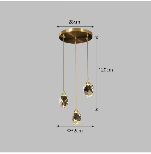 Modern Luxury Staircase Crystal Ceiling Chandelier Long Large Pendant Lamp Home Decor Lustres 2024 Hanglamp Brass Light Fixture