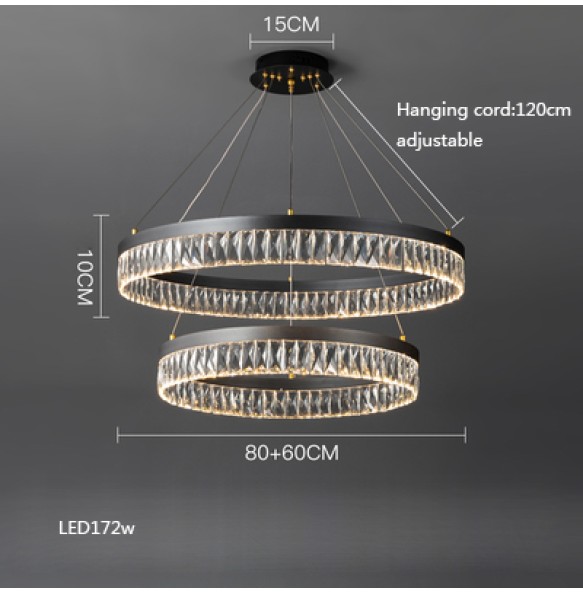 Nordic Creative Crystal Ceiling Chandelier Led Cristal Lampara De Techo Living Room Decoration Lustres 2024 Luxury Lamps