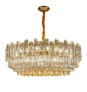 Crystal Light Fixture Lustre Chandelier Modern Luxury Hanging Lamp Home Appliance LED For Home Decor