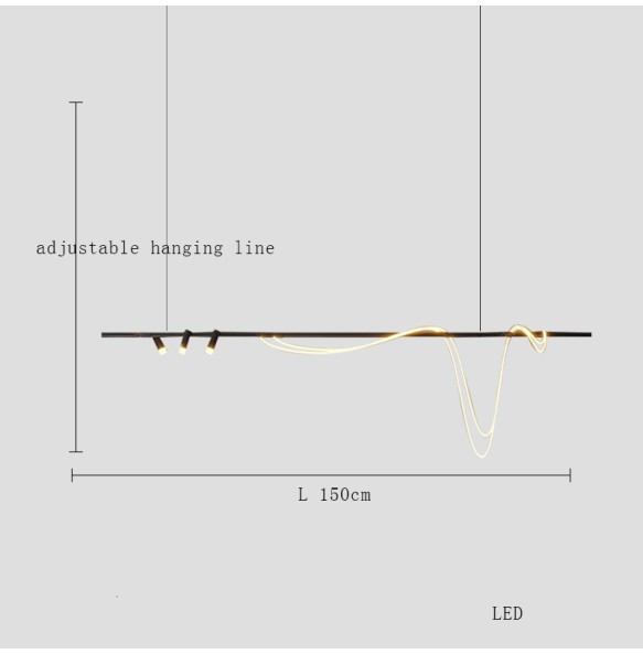 Modern Minimalism Pendant Lamp LED Silicone Lamp Hanglamp Art Decoration Lighting Fixtures for Dining Room Bar Kitchen Isalnd