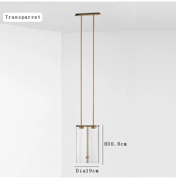 Modern Italian Design Glass Pendant Light Creative Led Small Glass Hanging Lamp for Ceiling Kitchen Island Bedside Decoration