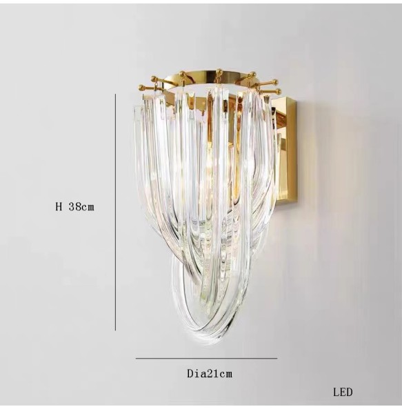 Lustre Glass Hanging Lamp Dimmable LED Modern Suspension Light Luxury Pendant Light Home Decor Appliance Restaurant Hotel