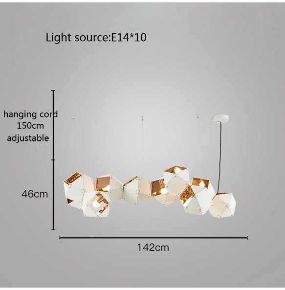 LED Pendant Light Hanging Lamps New To The Season Lamparas De Techo Cube Light Art Deco All-match Style