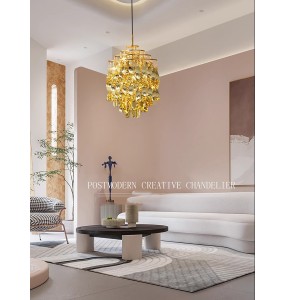 Modern Creative 2024 Pendant Lights Gold Chrome Hanging Lamps over Dining Table Kitchen Island Lighting Fashion