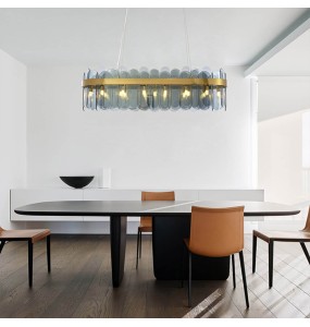 Post-modern Glass Ceiling Pendant Lights Home Appliance Kitchen Island Hanging Lighting  Lustres Above Dining Table