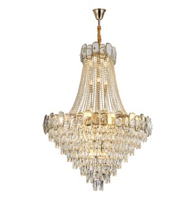 Luxury Large Crystal Chandelier Home Decoration Big Hanging Lamps over Living Room Foyer Classic Lustre Lampara