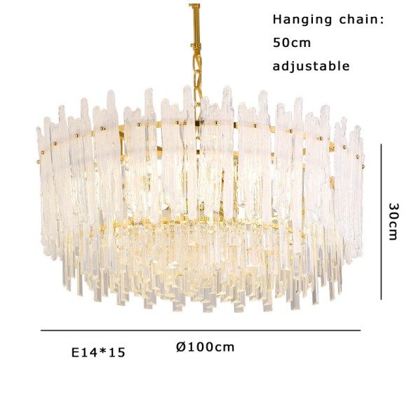 Avize Modelleri 2024 Crystal Chandelier Lighting Room Decor LED Lamparas Hanging Lamp Luminária Kristal Chandelier Lustres