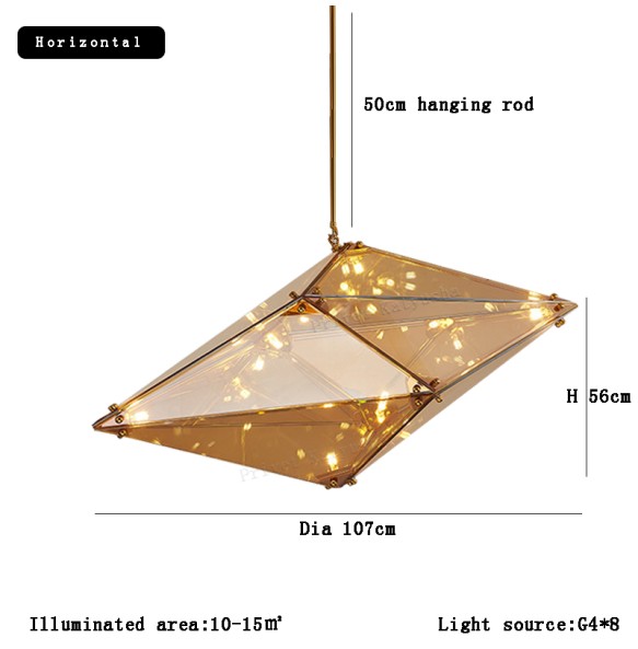 Nordic Designer Led Home Decor Pendant Lamps Glass Lampshade Lustres 2024 Art Deco Ceiling Chandelier for Dining Room Bar Lampe