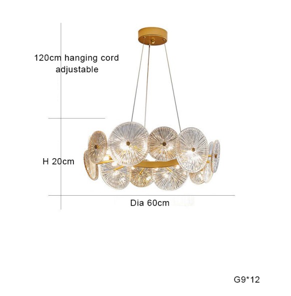 Modern 2024 Luxury Lustres Led Ceiling Pendant Lights Home Decor Suspension Luminaire Decoration Chandelier for Living Room