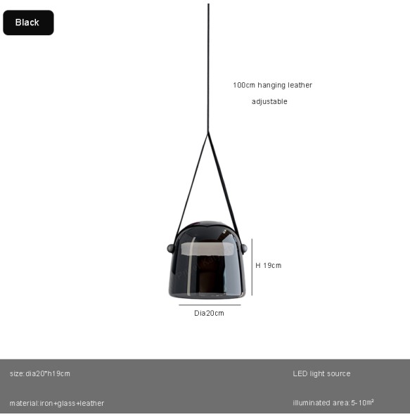 Modern 2024 Leather Belt Ceiling Chandelier Luxury Glass Pendant Light Lustres Home Decor Led Lamps for Dining Room Living Room