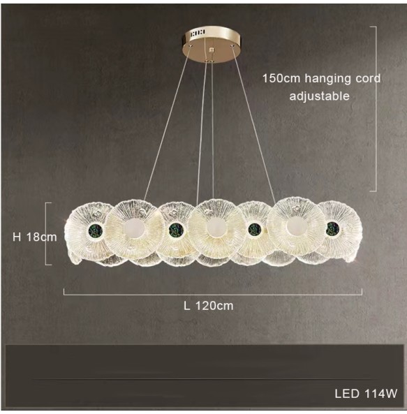 Modern 2024 Luxury Lustres Led Ceiling Pendant Lights Home Decor Suspension Luminaire Decoration Chandelier for Living Room