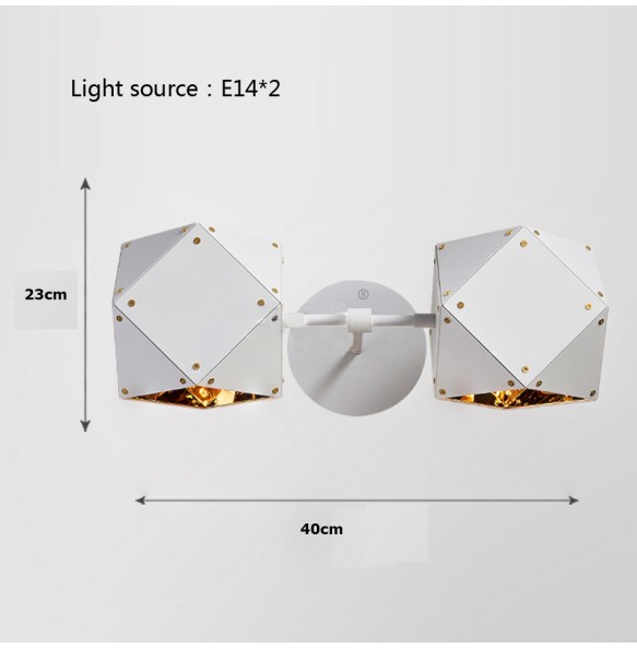 LED Wall Lamp 2024 Cube Light All-match Style  Bedroom Closet Home Decor for Living Room Cabinets