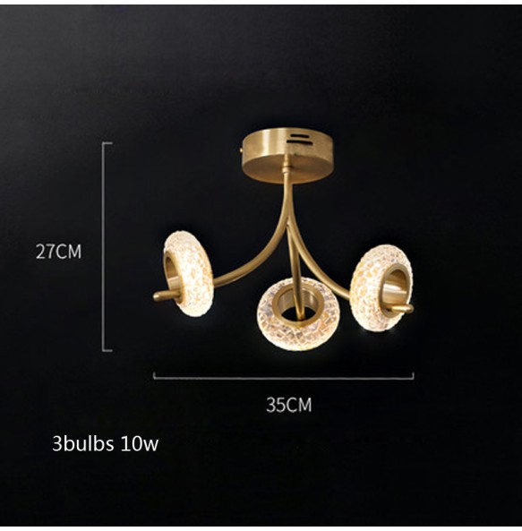 Modern Suspension Donut Crystal Lustre LED Wall Lamps 2024 New Trend Indoor Lamparas De Techo Luxury New To The Season