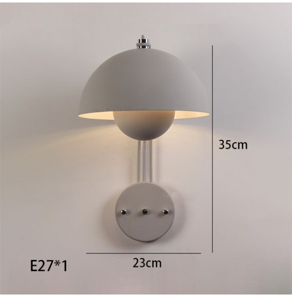 Dimmable LED Wall Lamp Multi-color Lampshade Light Fixture Light Luxury Home Decor Denmark Designer Home Appliance Wall Decor