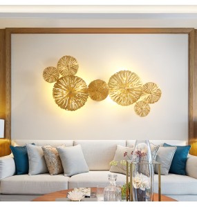 Modern LED Gold Wall Lamp Home Appliance Hotel Cafe Restaurant Wall Decor Light Home Decoration Indoor