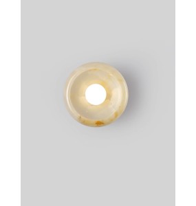 Modern Luxury Wall Decor White Jade Wall Lamp Hotel Villa Living Room Background Wall Sconce Bedside Led Lighting