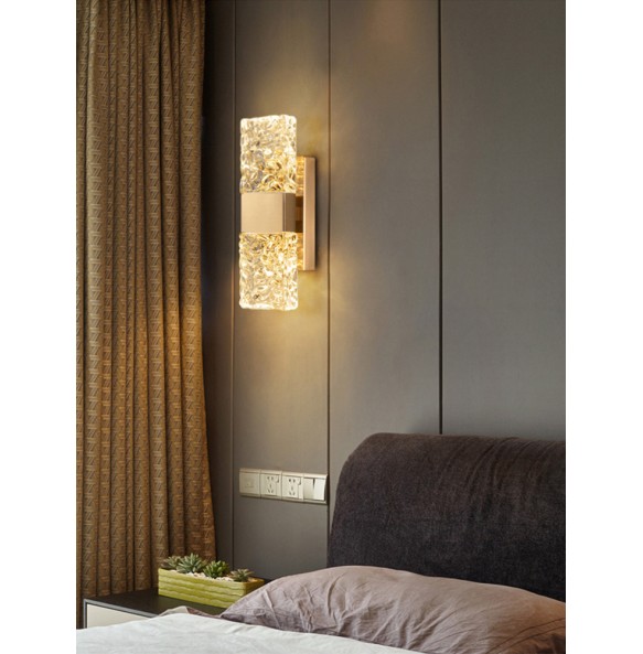 Luxury Bedside Wall Sconce Home Appliance Living Room Dining Room Background Small Crystal Lighting