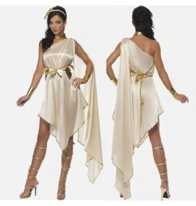 2024 Greek Goddess Costume Tunic Roman Women's Dress Tunics Disguise Antique