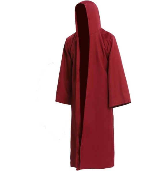 2024  Wizard Tunic Hooded Robe Halloween Cloak Cosplay Costumes Brown  cosplay costumes